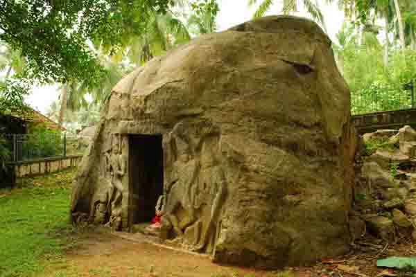 Rock Cut Cave In Thiruvananthapuram, Kerala 